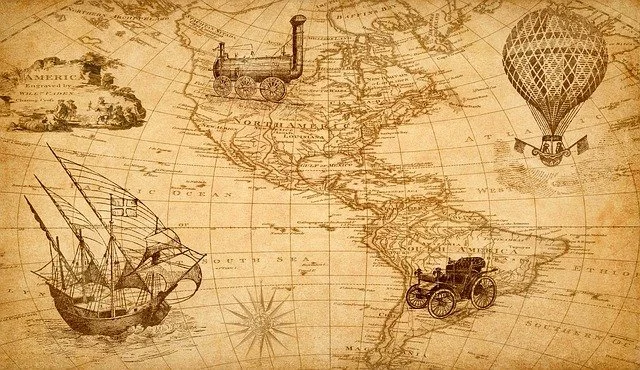 Mapa, descubrimiento de américa.